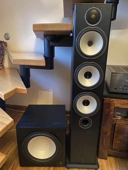Kolumny Monitor Audio BX6, Cambridge Audio 751R, kable, uchwyty ścienne Monitor Audio Universal Wall Bracket