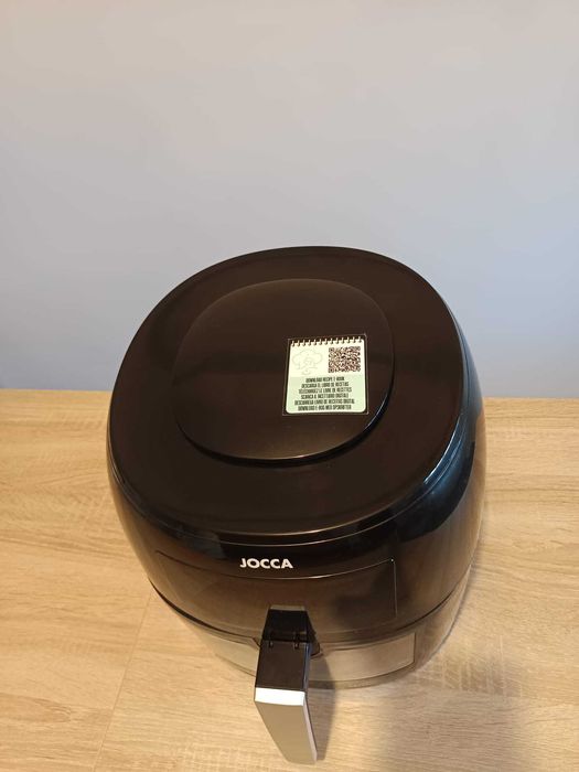 Air Fryer da JOCCA  de 7,4L preta c/janela, usada
