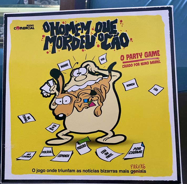 Jogo O Homem que Mordeu o Cão - party game