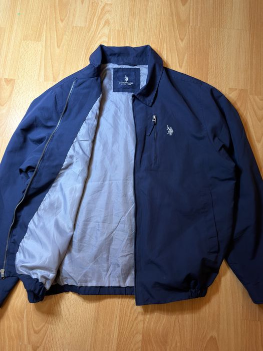 Чоловіча куртка харінгтон (харік) u.s. polo ralph lauren assn. оригінал синя