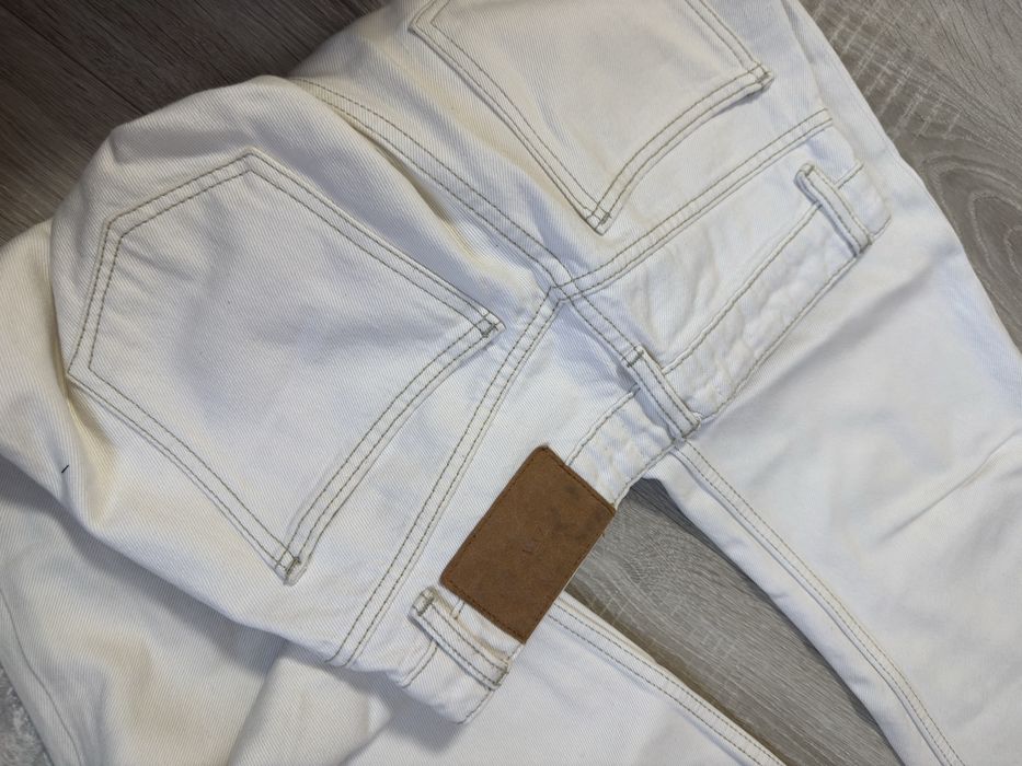Білі джинси zara 38