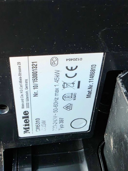 Кавомашина кавоварка MIELE CM 5310