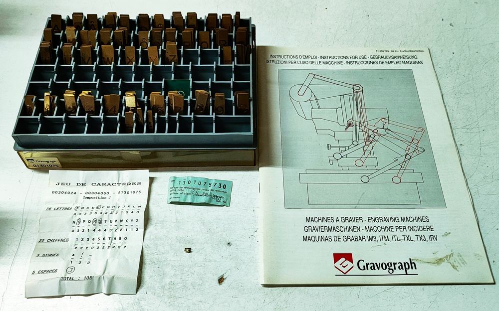 Pantógrafo Gravograph 10600 IM3