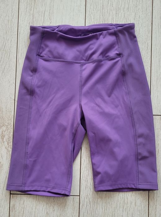 4F kolarki legginsy trekkingowa fioletowe