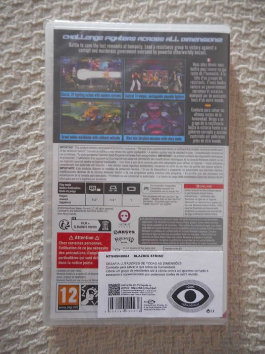 Blazing Strike Nintendo Switch Novo