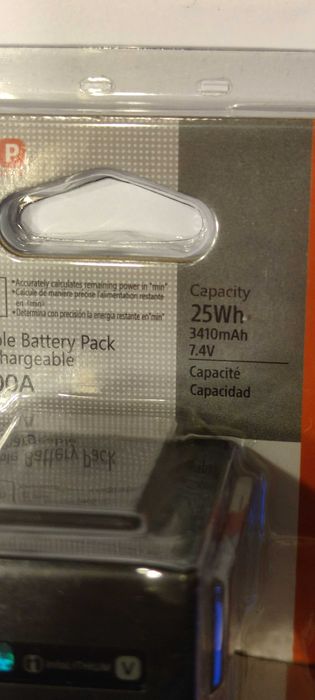 SONY NP-FV100A  3410mAh 7.4V Japan