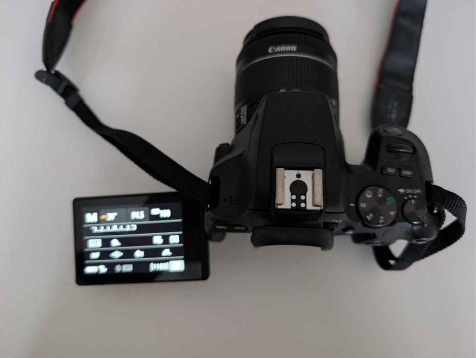 Canon EOS 250D + 3 objetivas + carregador + mala + tripé (QUASE NOVO)