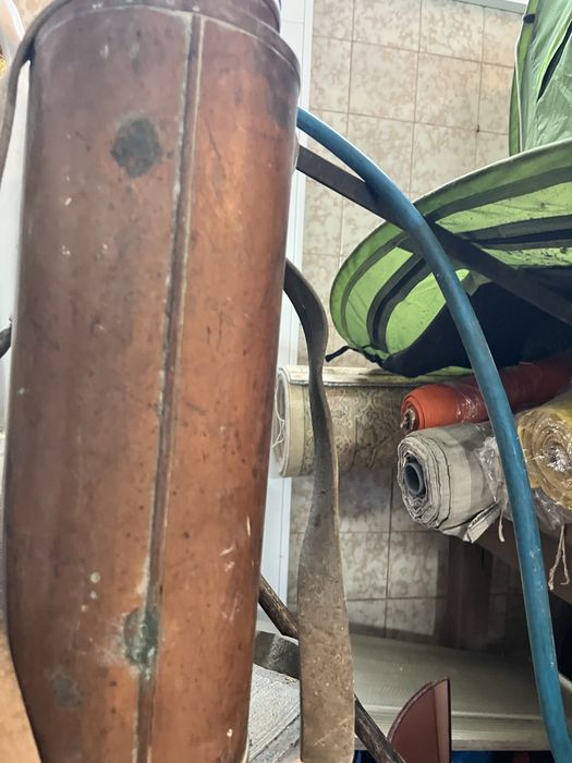 Sulfatador em cobre com vareta em cana