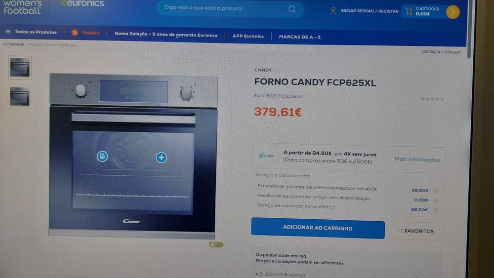Forno Candy FCP605XL/E (encastre)