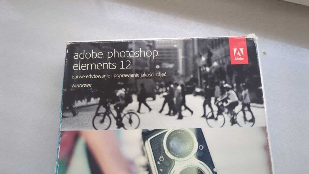 Adobe Photoshop Elements 12 PL Windows BOX DVD niewykorzystany klucz
