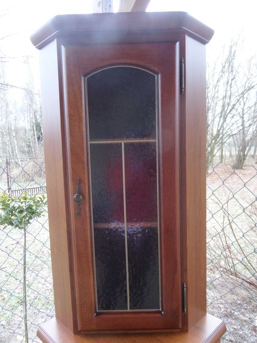 witryn narożna Rogowa Bawaria kolor orzech stan BDB wysyłka dowóz igła