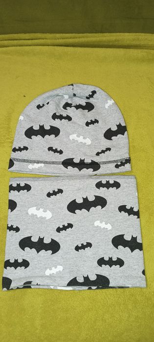 Zestaw czapka  komin Batman 49 cm