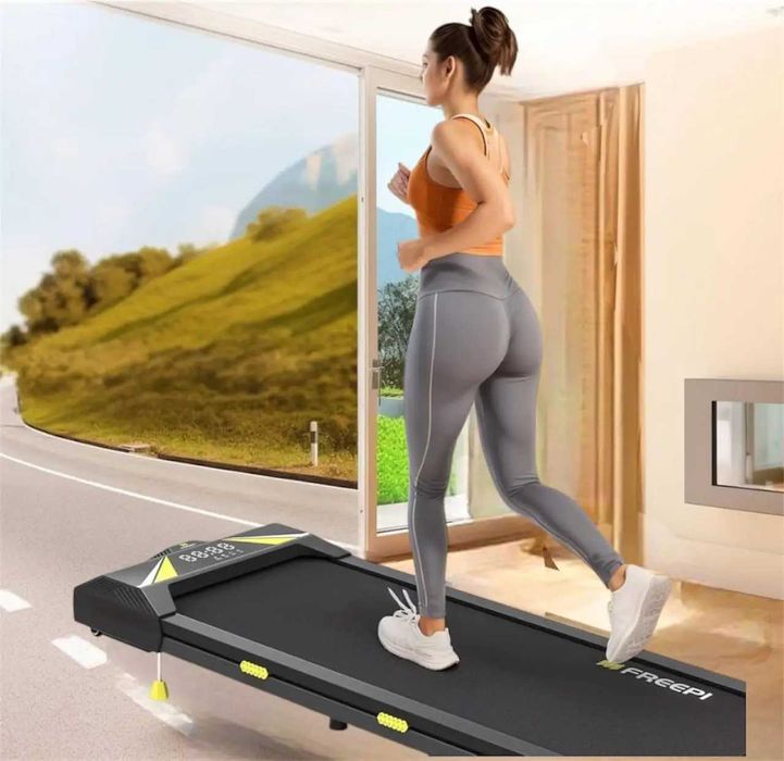 Бігова доріжка з нахилом 4%, з пультом, до 120 кг,безшумна НОВА, акція