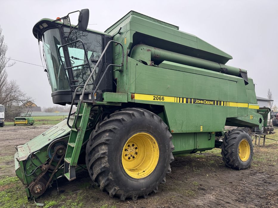 John Deere 2066 джон дір жатка 5,5м візок.Обмін