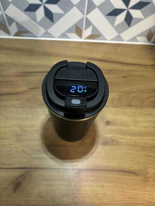 Kubek termiczny / termos 510 ml z wyświetlaczem LCD, stal nierdzewna