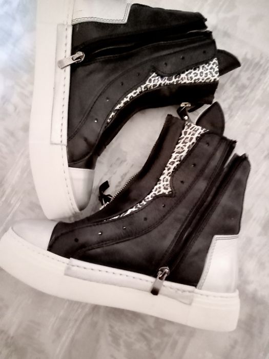 Ботинки высокие демисезонные натуральная кожа