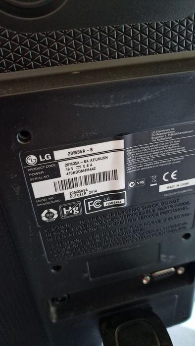 Monitor LG 20" polegadas