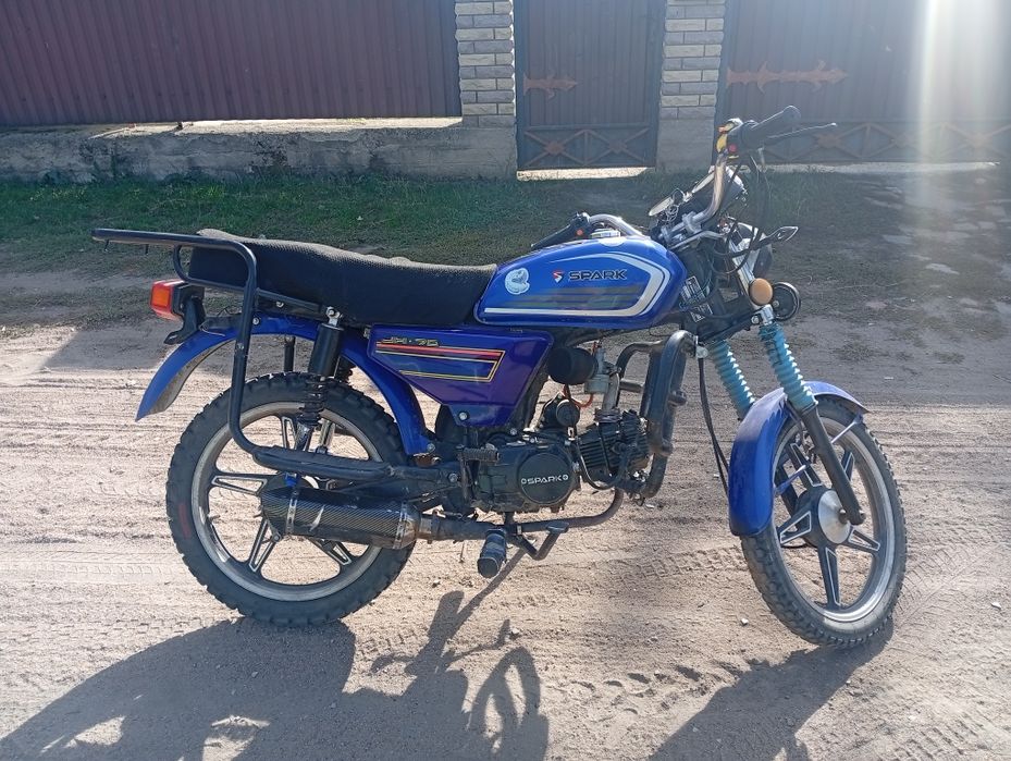 Мотоцикол спарк альфа 125 на док