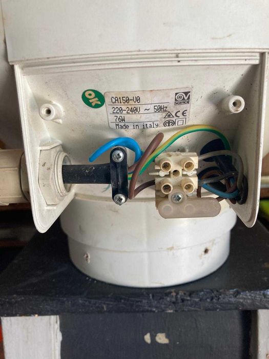 Ventilador Centrífugo VORTICE CA150-V0 Ø150 mm
