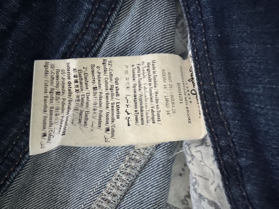 Calcas ganga pepe jeans originais, zara e calzedonia  como novas