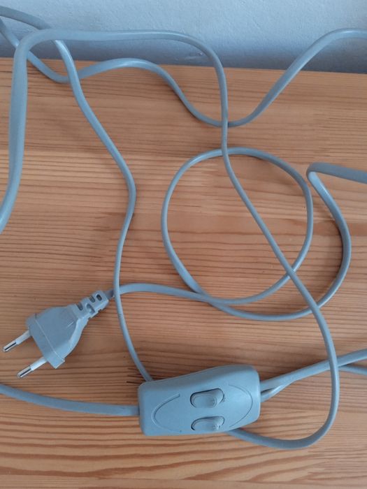 Електро кабель до лампи та мережевий фільтр