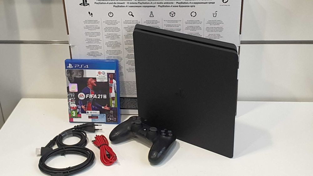 Ps4 / Gwarancja! /  FIFA, / Sony Playstation 4 Slim 500Gb / Sklep