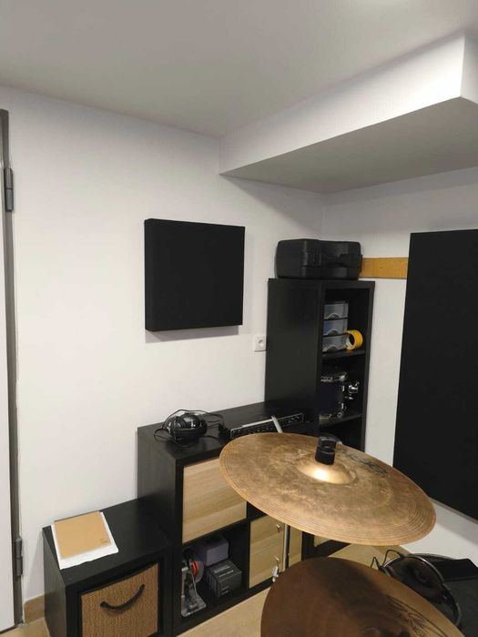 Professional Grade Acoustic Panels - 4 Pack - Preto