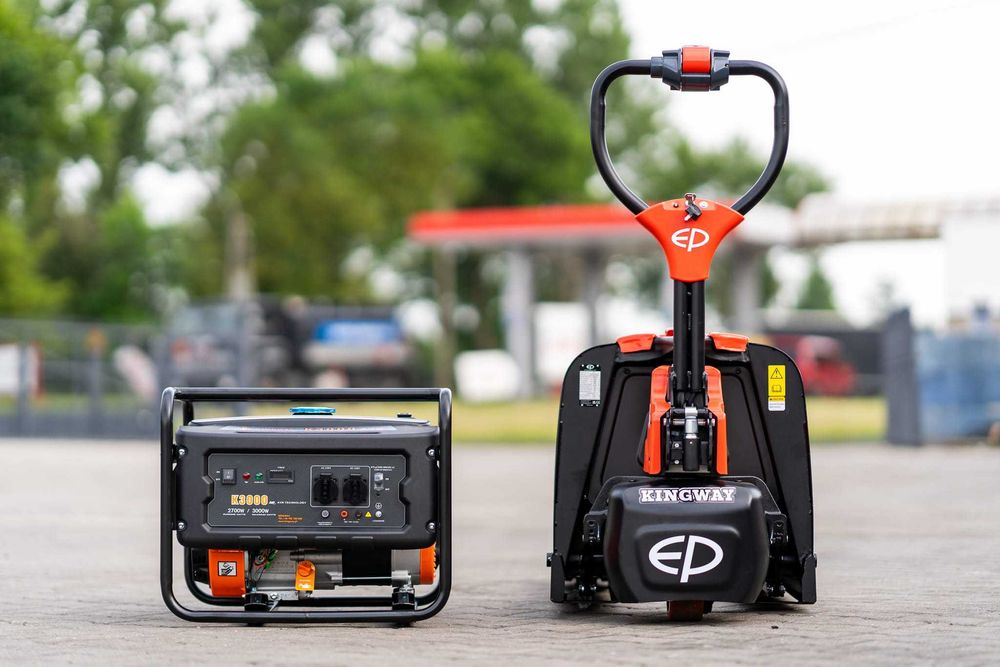 NOWY Elektryczny wózek paletowy EP F4 Li-ION 115cm 1,5T + AGREGAT 3KW