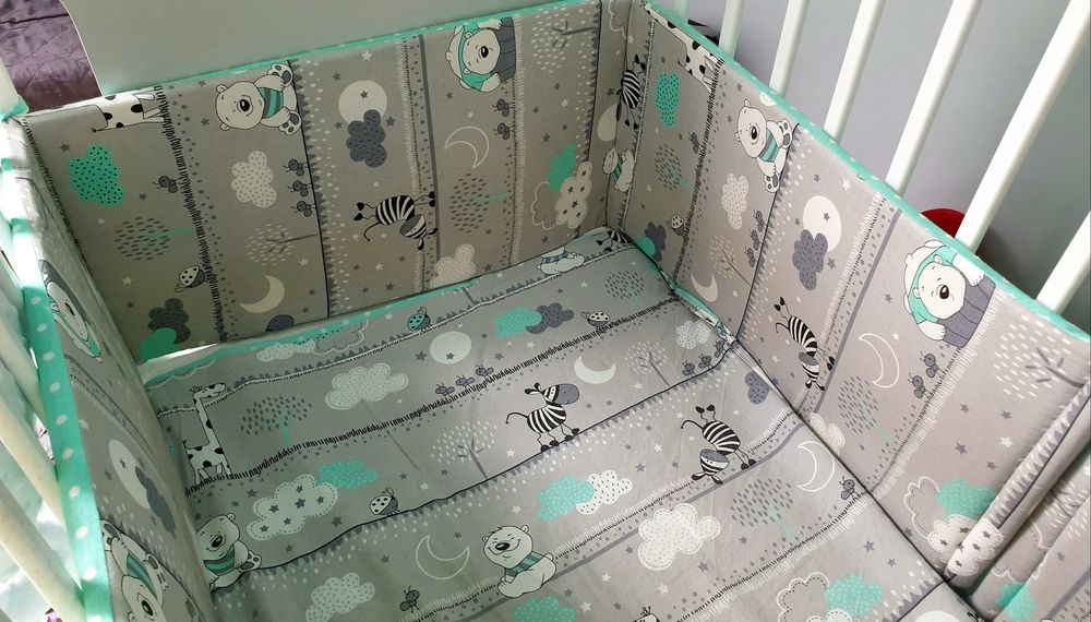 Ochraniacze do łóżeczka 2szt