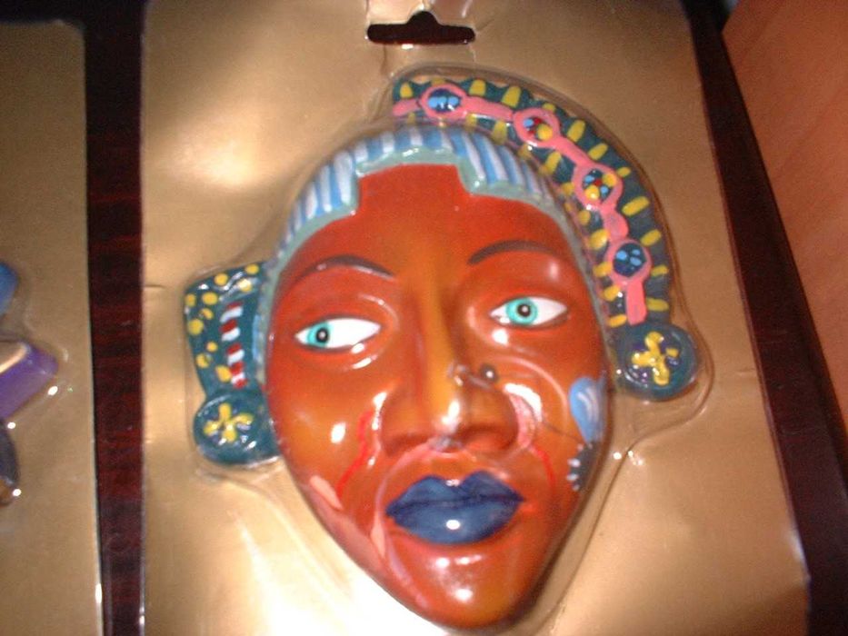 Máscaras venezianas pintadas à mão