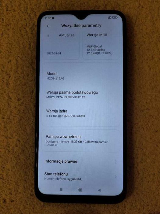 Smartfon XIAOMI Redmi 9 3 GB / 32 GB