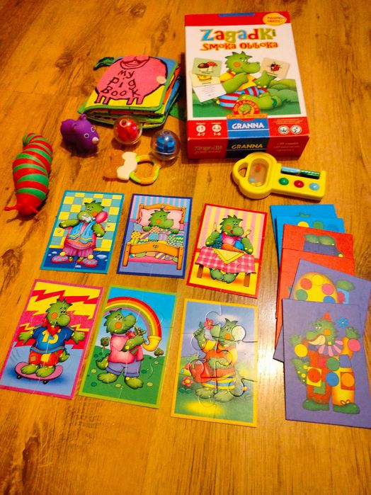 Zestaw zabawek rozwojowych i edukacyjnych