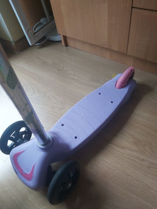 Hulajnoga 3w1 rozowo fioletowa trzy koła