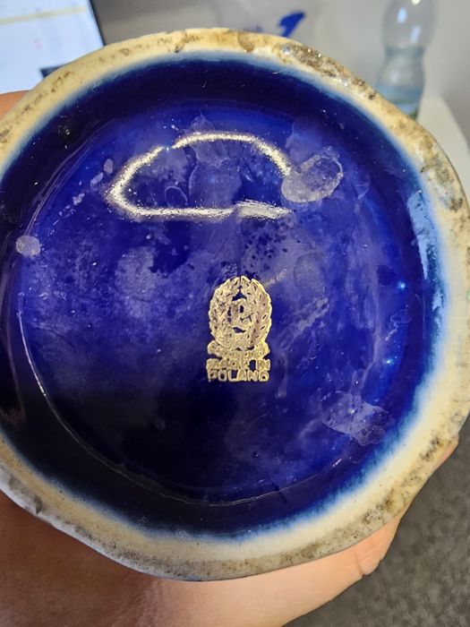 Zestaw 2 wazony i szkatułka, produkcja polska