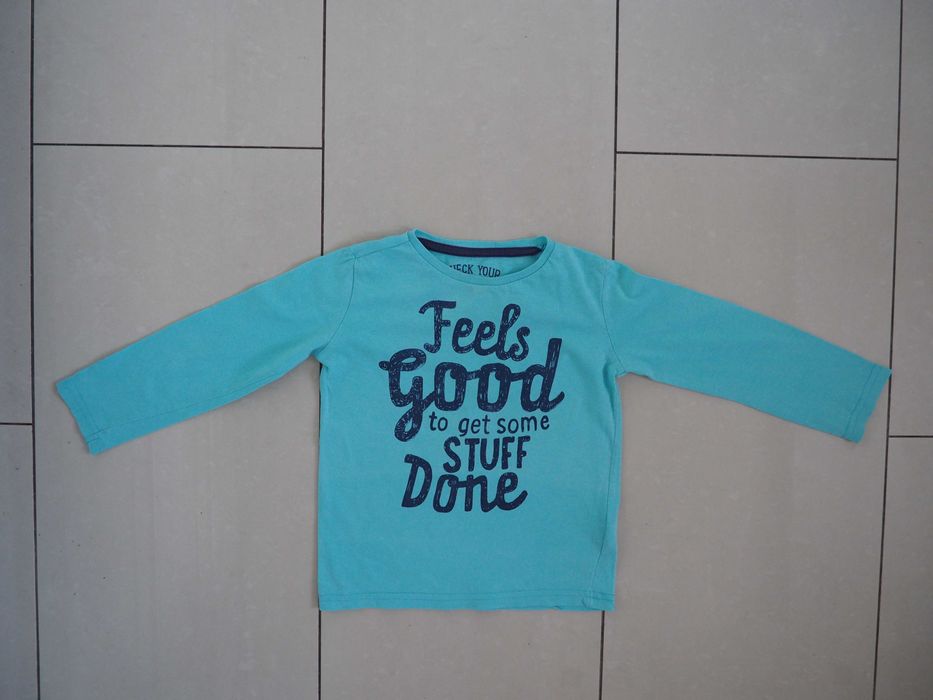 Reserved błękitny T-Shirt z długim rękawem R.98 j.NOWY