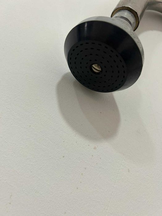 Chuveiro exterior em aço inox AISI-304 com lava-pés