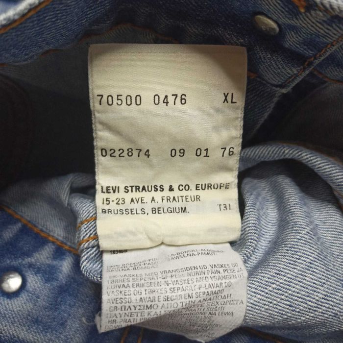 Вінтажна джинсова куртка Levis 70500 04 джинсовка