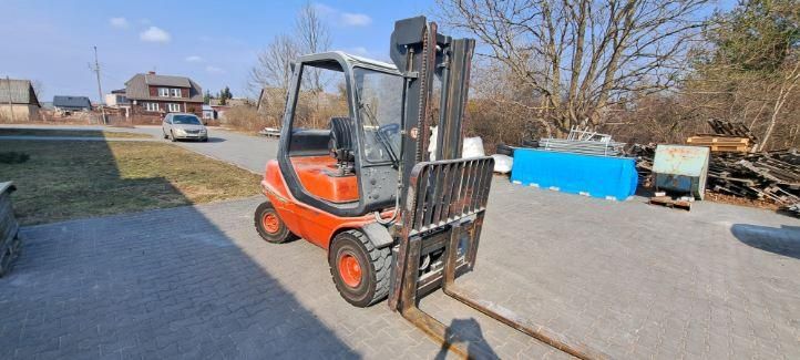 Wózek widłowy Linde H30D przesuw boczny