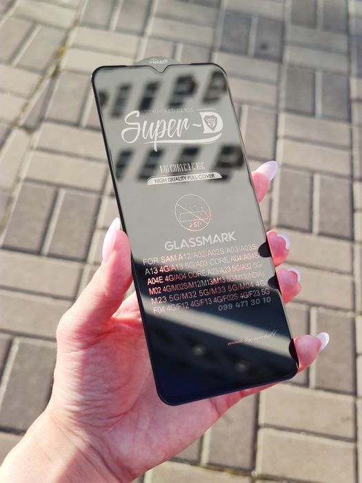Защитное стекло Samsung A12 A04 A32 5G захисне скло супер д самсунг