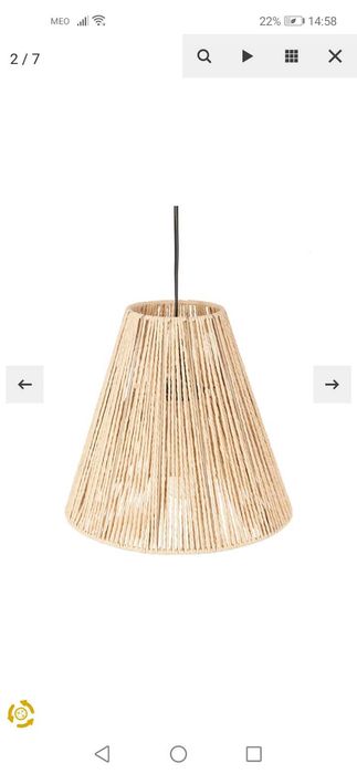 Baixa de preço. Candeeiros de tecto como novos.