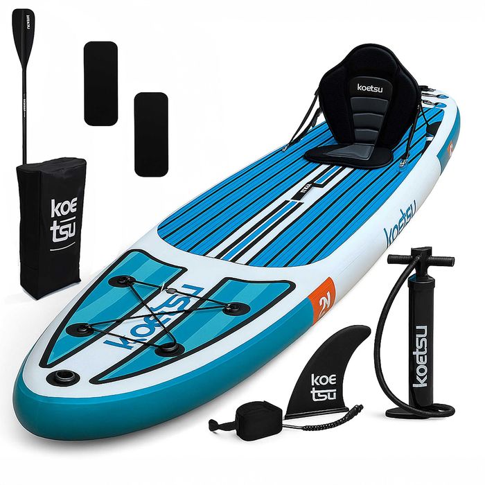 SUP Board 320cm Pompowana deska do pływania z wiosłem i siedziskiem