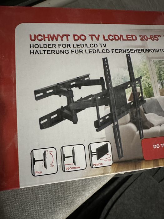 Uchwyt do tv na telewizor 20-65 cali 35kg