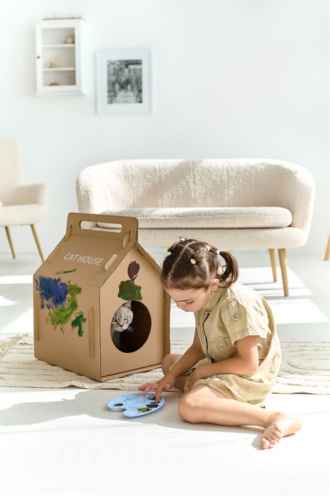 Будинок для кота хатка домик