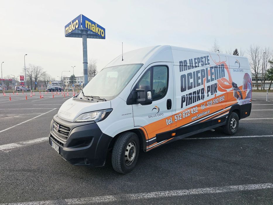 Fiat Ducato  fiat Ducato L4H3, bezwypadkowy, silnik po remoncie, hak, ocieplony, fv