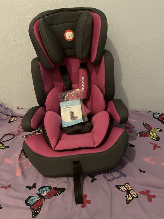 Автокрісло Lionelo Levi Plus Pink (9-36 кг), НОВЕ, НЕ ВЖИВАНЕ)