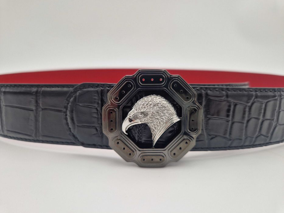 чоловічийремінь Stefano Ricci. мужской синий ремень SR