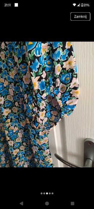 Sukienka Sister's Point edvia flower blue/rose 44