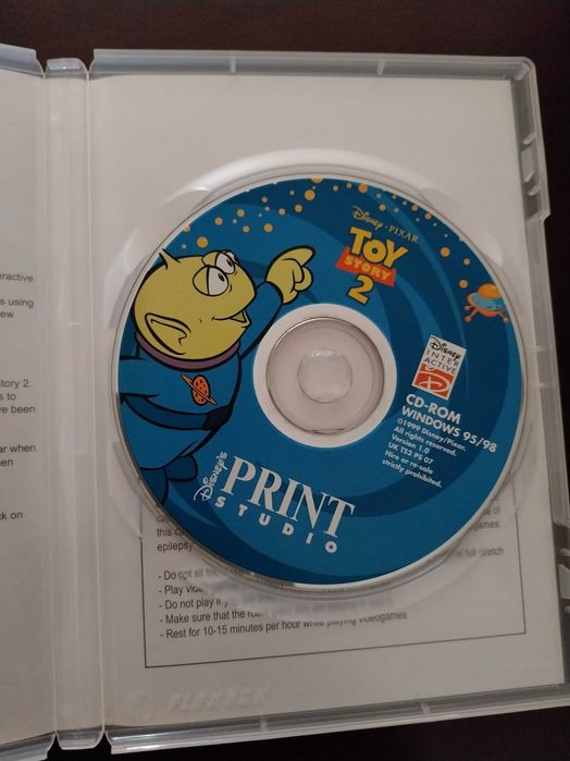 CD desenhos e animações Toy Story 2 - ótimo para festas, convites, merchandising,