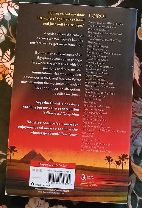 Death On The Nile de Agatha Christie