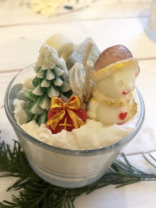 Свічка ручної роботи подарунок аромасвічка декор